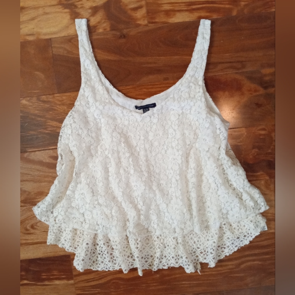 American Eagle Outfitters Layered Lace Tank